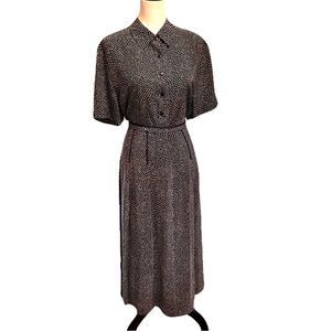 Pendleton Black and White Skirt Set